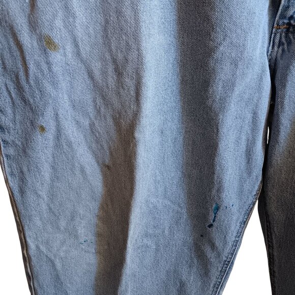 Carhartt Vintage 48x32 Jeans Mens WOrk Trash Fade Relaxed Fit Denim - Picture 3 of 6